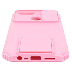 Etui pancerne CamShield Stand na telefon OPPO A12 2020 różowe