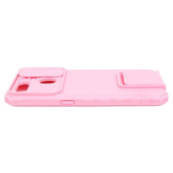 Etui pancerne CamShield Stand na telefon OPPO A12 2020 różowe