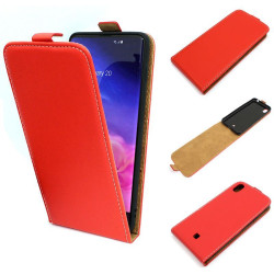 Etui pionowe z klapką SLIM FLEX na telefon LG K20 LMX120EMW czerwone HQ