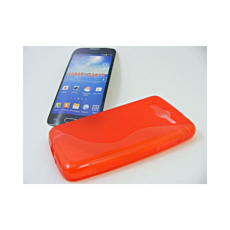 Etui S-CASE na telefon Samsung Galaxy Core G386 / 4G G3518 czerwone