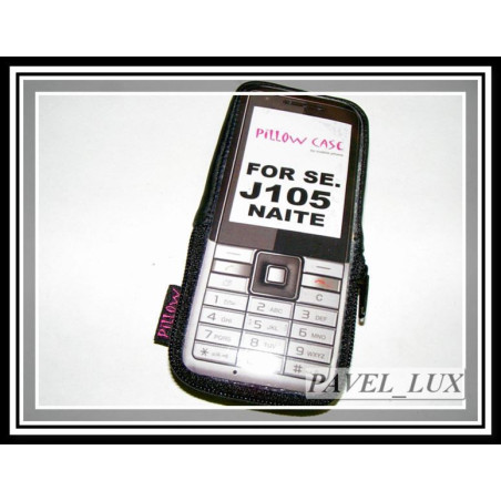 Etui satynowe na zamek Pillow Case na telefon Sony Ericsson J105 Naite