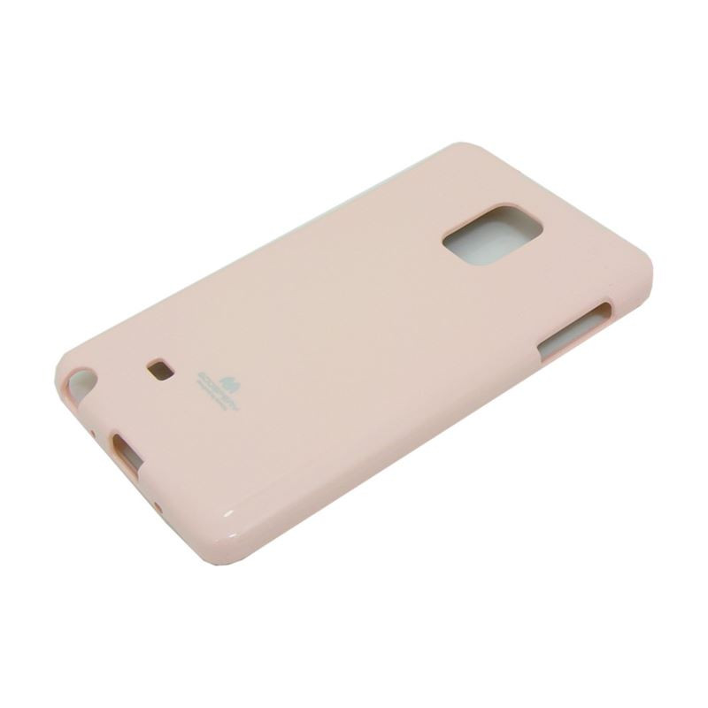 Etui Futerał Mercury JELLY na telefon Samsung Galaxy Note Edge N915 jasnoróżowe