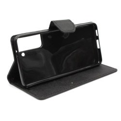 Etui Fancy Diary na telefon Samsung Galaxy S21+ 5G G996 czarne