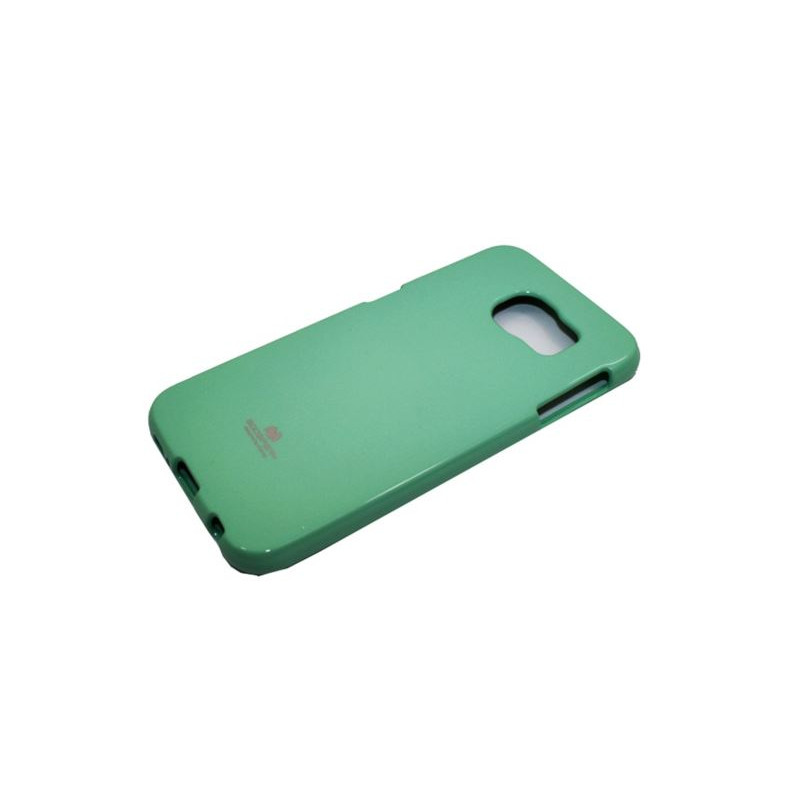Etui Futerał Mercury JELLY na telefon Samsung Galaxy S6 G920 miętowe