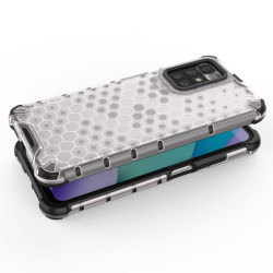 ETUI PANCERNE HONEYCOMB na telefon Xiaomi Redmi 10 21061119DG / Note 11 4G 2201117TY czerwone