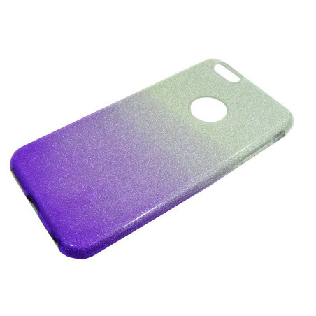 Etui Jelly Case SHINING HQ na telefon Apple iPhone 6+ A1522 / 6S+ A1634 srebrno-fioletowe