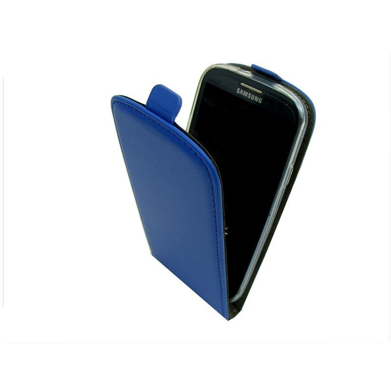 Etui pionowe z klapką SLIM FLEX na telefon Apple iPhone 6+ A1522 / 6S+ A1634 szafirowe
