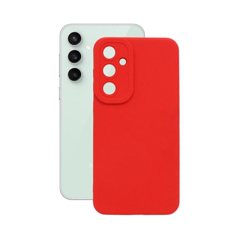 Etui FOSCA na telefon Samsung Galaxy S23 FE 5G S711 czerwone MATT