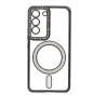 Etui MagSafe Bling na telefon Samsung Galaxy S22 S901 czarne