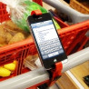 Uchwyt samochodowy uniwersalny na kierownicę na telefon / smartfon / nawigację / GPS PL6a