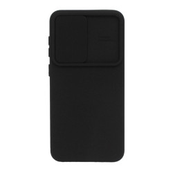Etui Silicone Lens na telefon Samsung Galaxy S23 czarne