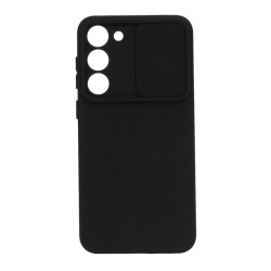 Etui Silicone Lens na telefon Samsung Galaxy S23 czarne