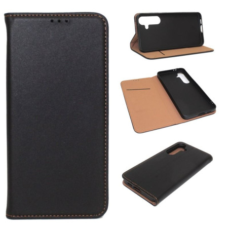 Etui Smart Pro Leather na telefon Samsung Galaxy S24 FE 5G S721 czarne