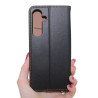 Etui Smart Pro Leather na telefon Samsung Galaxy S24 FE 5G S721 czarne