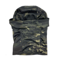 Kominiarka motocyklowa narciarska pod kask - Balaclava maska na motor motocykl kamuflaż 3w1 poliester polar uniwersalna moro 3