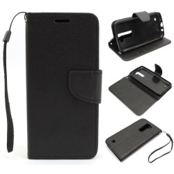 Etui Fancy Diary na telefon LG K8 K350 czarny