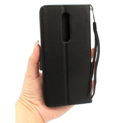 Etui Fancy Diary na telefon Nokia 3.1+ TA-1104 czarne