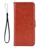 Etui Smart Crazy na telefon TCL 40SE T610K2 6156 6156A 6156A1 brązowe