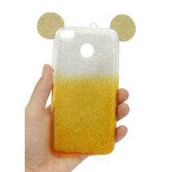 Etui Nakładka 3D dla dziecka na telefon Xiaomi Redmi 4X MICKEY złote
