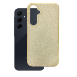 Etui Jelly Case SHINING HQ na telefon Samsung Galaxy A35 5G A356 złote