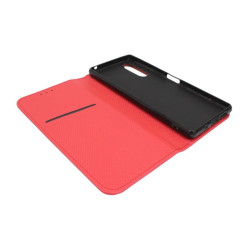Etui Smart Magnet na telefon Sony Xperia 5 J9210 J8270 czerwone