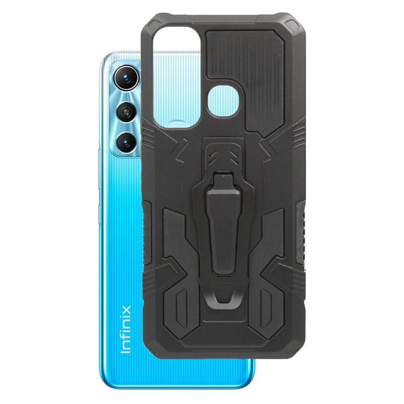 ETUI PANCERNE TANK na telefon Infinix Hot 11 X662 czarne