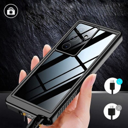 Etui wodoodporne Full Body na telefon Samsung Galaxy S23 Ultra S918 czarne