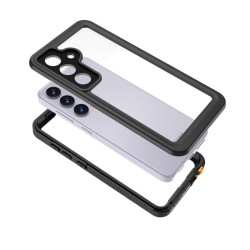 Etui wodoodporne Full Body na telefon Samsung Galaxy S25 5G S931 czarne