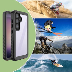 Etui wodoodporne Full Body na telefon Samsung Galaxy S25 5G S931 czarne