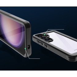Etui wodoodporne Full Body na telefon Samsung Galaxy S25+ 5G S936 czarne