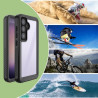 Etui wodoodporne Full Body na telefon Samsung Galaxy S25+ 5G S936 czarne