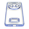 Etui Glam na telefon Xiaomi Redmi 14C 2409BRN2CA / POCO C75 2410FPCC5G niebieskie