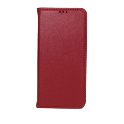 Etui Smart Pro Leather na telefon Samsung Galaxy S24 FE 5G S721 bordowe