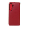 Etui Smart Pro Leather na telefon Samsung Galaxy S24 FE 5G S721 bordowe