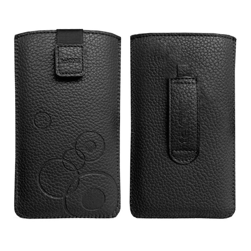Etui kieszonka DEKO HQ rozmiar 15 wsuwka na tablet czarny pokrowiec do paska na smycz