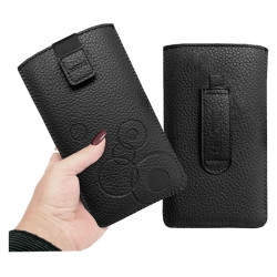 Etui kieszonka DEKO HQ rozmiar 15 wsuwka na tablet czarny pokrowiec do paska na smycz