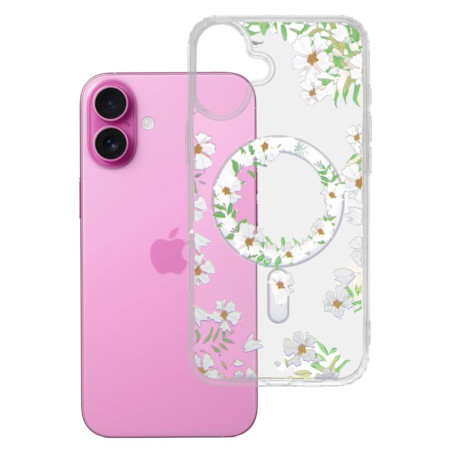 Etui MagSafe Flower na telefon Apple iPhone 16 A3287 wzór 5