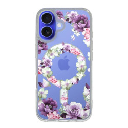 Etui MagSafe Flower na telefon Apple iPhone 16 A3287 wzór 6