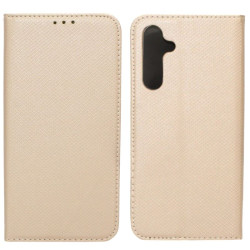 Etui Smart Magnet na telefon Samsung Galaxy M35 5G M356 złote