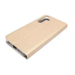 Etui Smart Magnet na telefon Samsung Galaxy M35 5G M356 złote