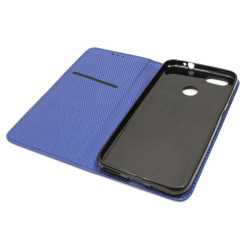 Etui Smart Magnet na telefon Huawei P9 Lite Mini SLA-L22 / Y6 Pro 2017 granatowe