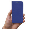 Etui Smart Magnet na telefon Huawei P9 Lite Mini SLA-L22 / Y6 Pro 2017 granatowe