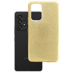 Etui Jelly Case SHINING HQ na telefon Samsung Galaxy A53 5G A536 złote
