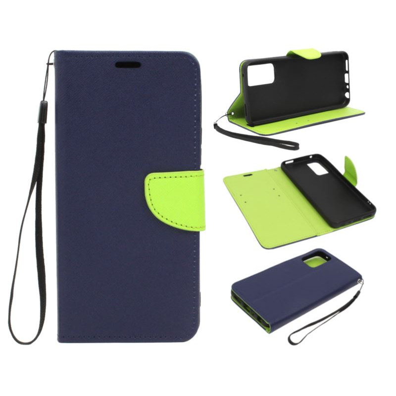 Etui Fancy Diary na telefon TCL 405 T506D / 408 T507D / 406 T506K granatowe