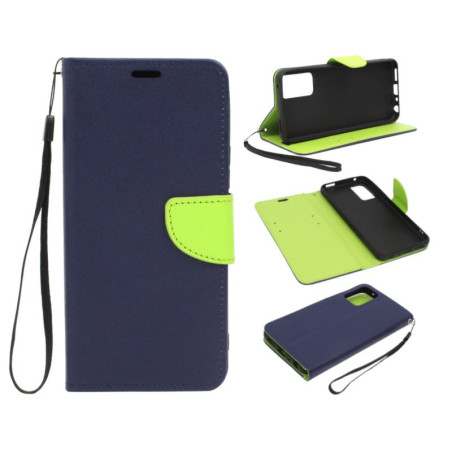 Etui Fancy Diary na telefon TCL 405 T506D / 408 T507D / 406 T506K granatowe
