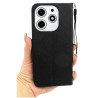 Etui Fancy Diary na telefon Tecno Spark 10 Pro KI7 czarne