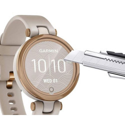 7H SZKŁO hybrydowe do smartwatch GARMIN LILY 3D FLEXIBLE fiolet
