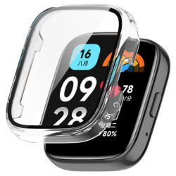 Etui / Obudowa + szkło ochronne do smartwatch Xiaomi Redmi Watch 3 Active bezbarwne