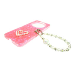 Etui Hard Case Heart na telefon nubia Flip 5G różowe