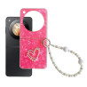 Etui Hard Case Heart na telefon nubia Flip 5G różowe